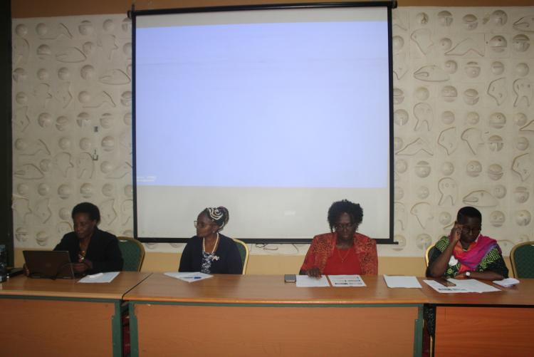 Ken-01 Project Leader, Prof. L.W. Njenga, Dr. D. Mbui, Mrs. Mwanamaka & Dr. Violet Okech