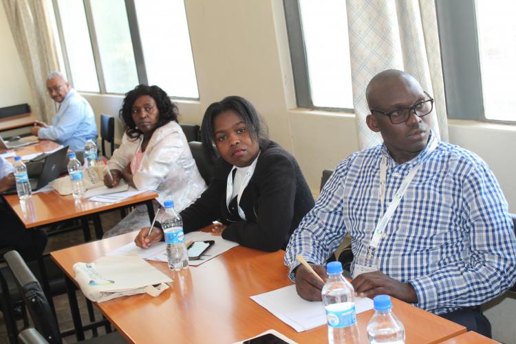 participants during the training session