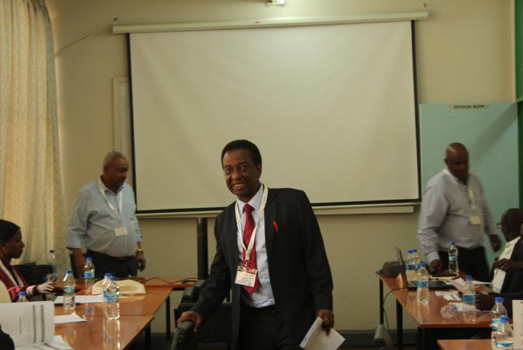 Prof. Onyari during the afternoon session