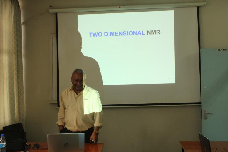 Prof. Abiy during Day three of the training