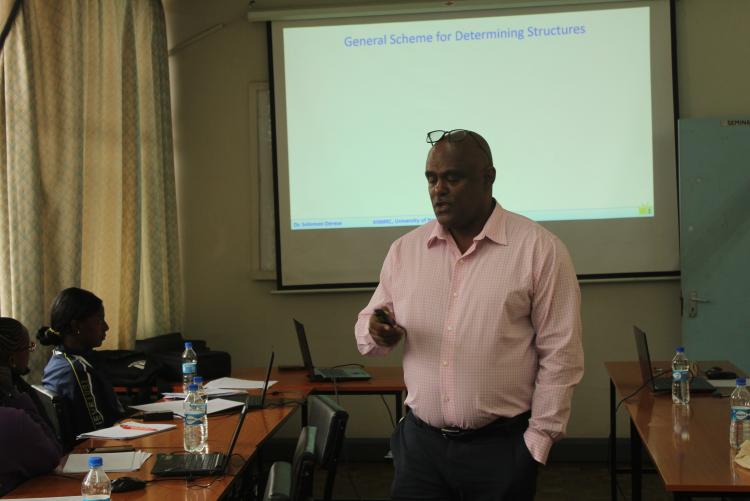 Dr. Derese During day three of the training