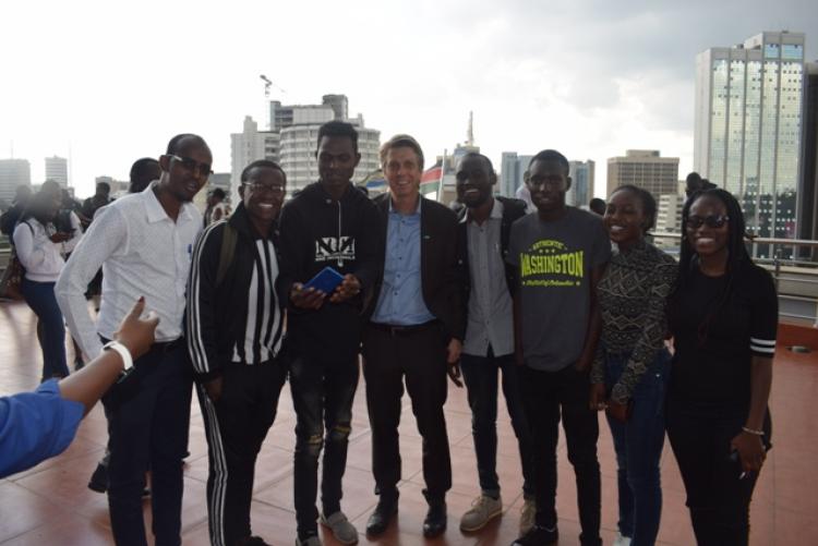 BASF Vice President with UoN, Chemistry students