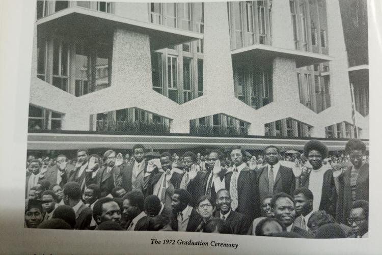 Historic Great court Graduation square at main campus