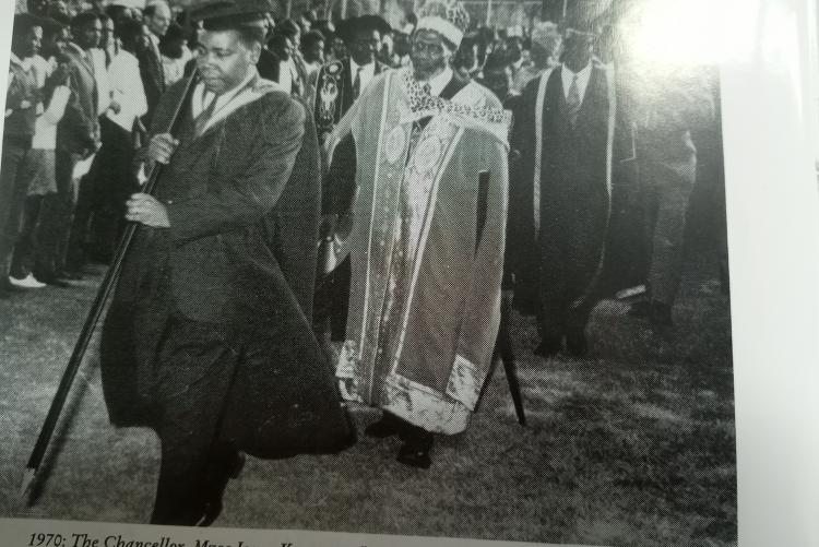 1970 Graduation ceremony