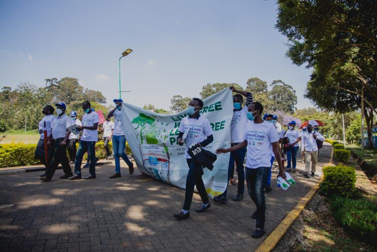 various stakeholders during the walk session