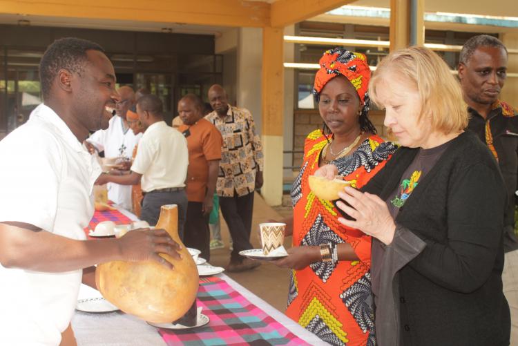 Dr. Marina during the cultural day