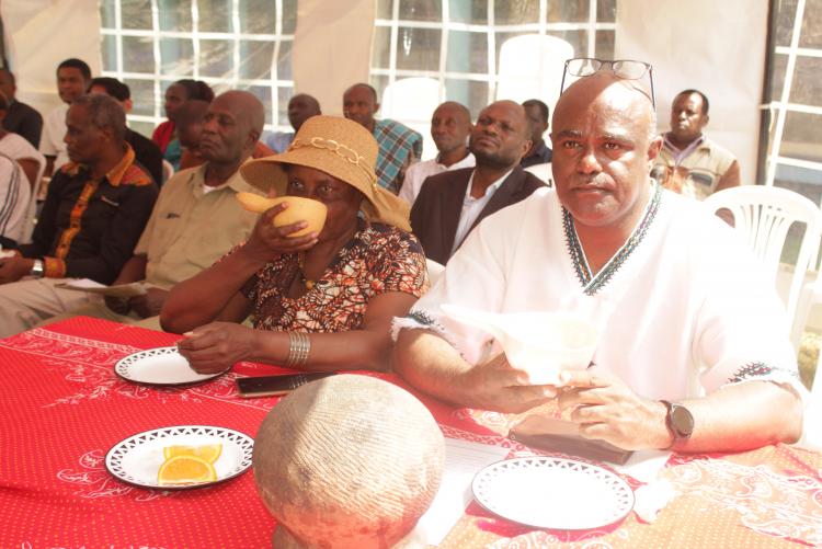 Prof. Derese & Prof. Njenga during the Department's cultural day