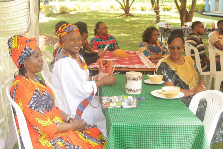 Chemistry staff during the cultural day