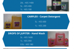 LIQUID SOAP FOR SALE BY DETERGENT UNIT, DEPARTMENT OF CHEMISTRY